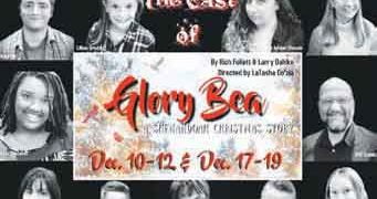 Poster announcing appearance of the cast of "Glory Bea".