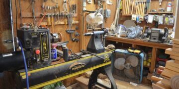 Photograph of John M. Coffman's shop