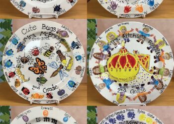 Fallbush Critters Plates