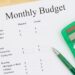 Graphic of a monthly budget.